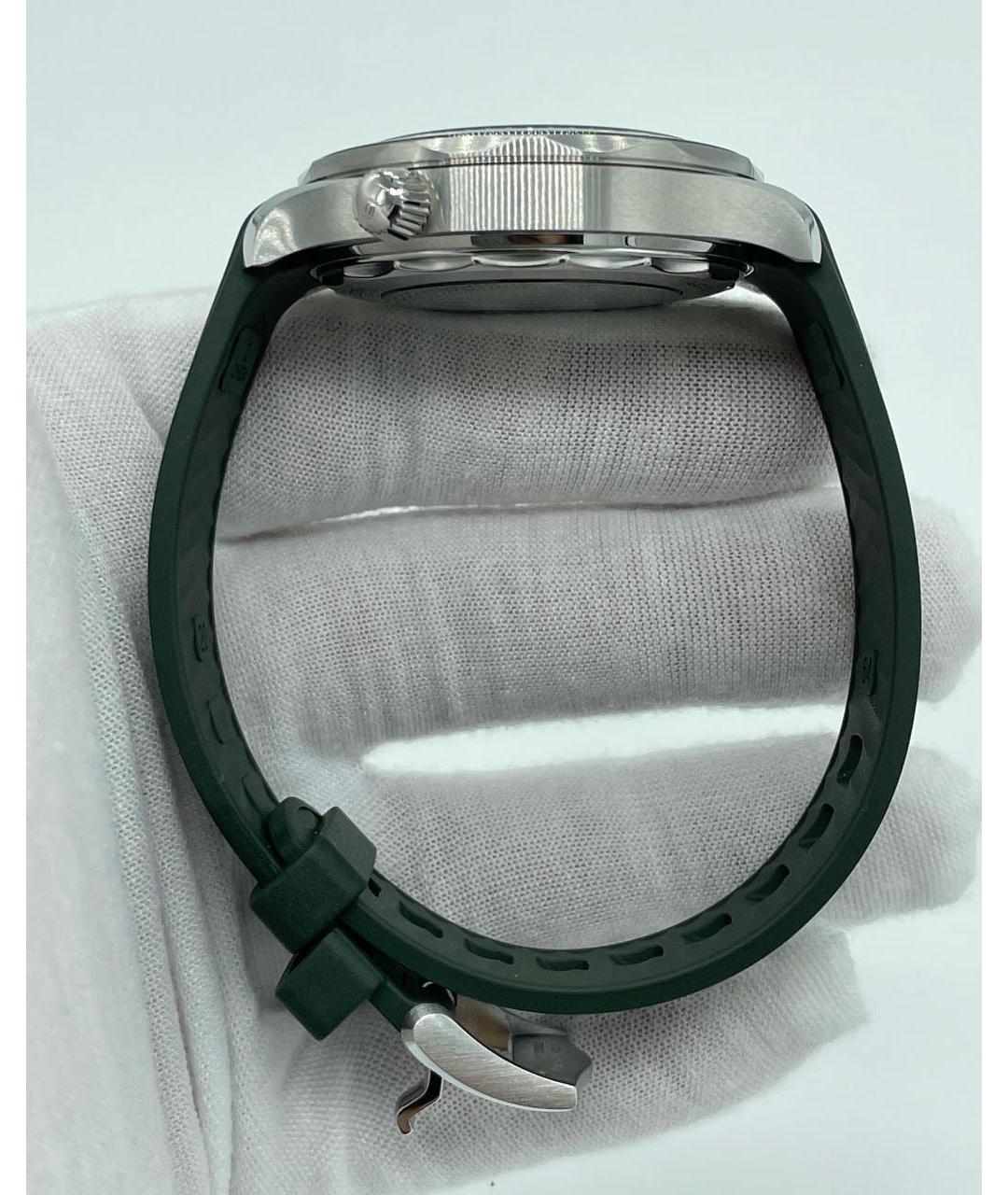 OMEGA Зеленые стальные часы, фото 6