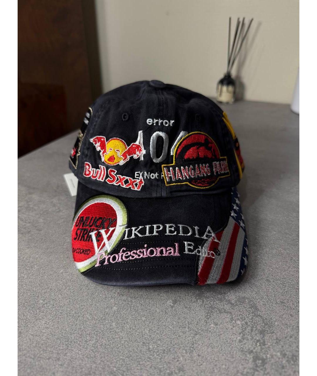 GRAILZ PROJECT G/R Черная хлопковая кепка/бейсболка, фото 2