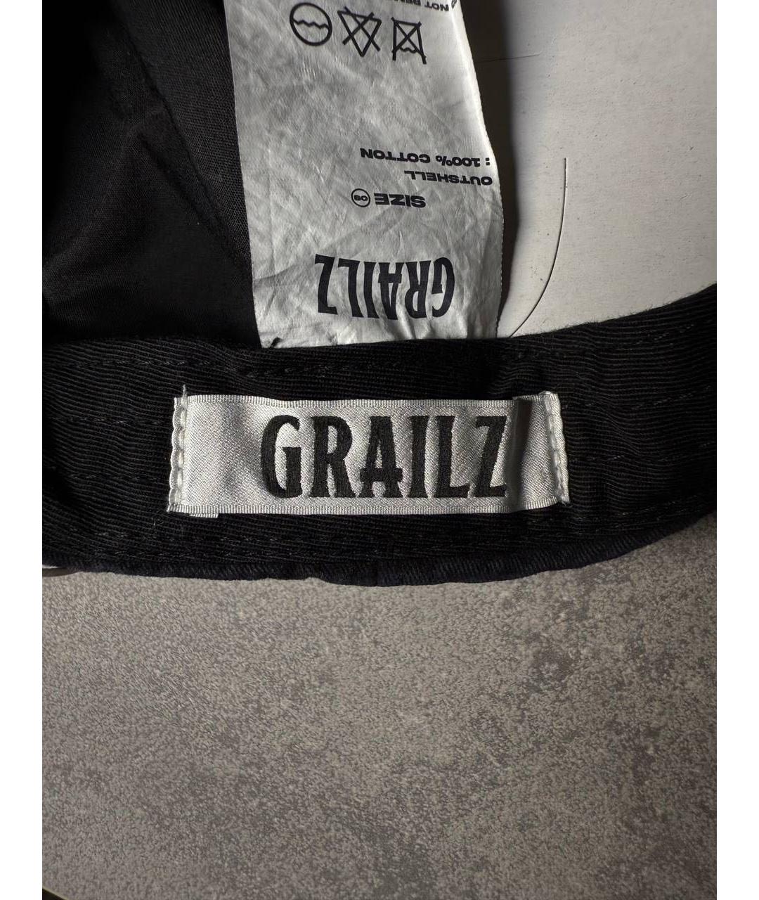 GRAILZ PROJECT G/R Черная хлопковая кепка/бейсболка, фото 7