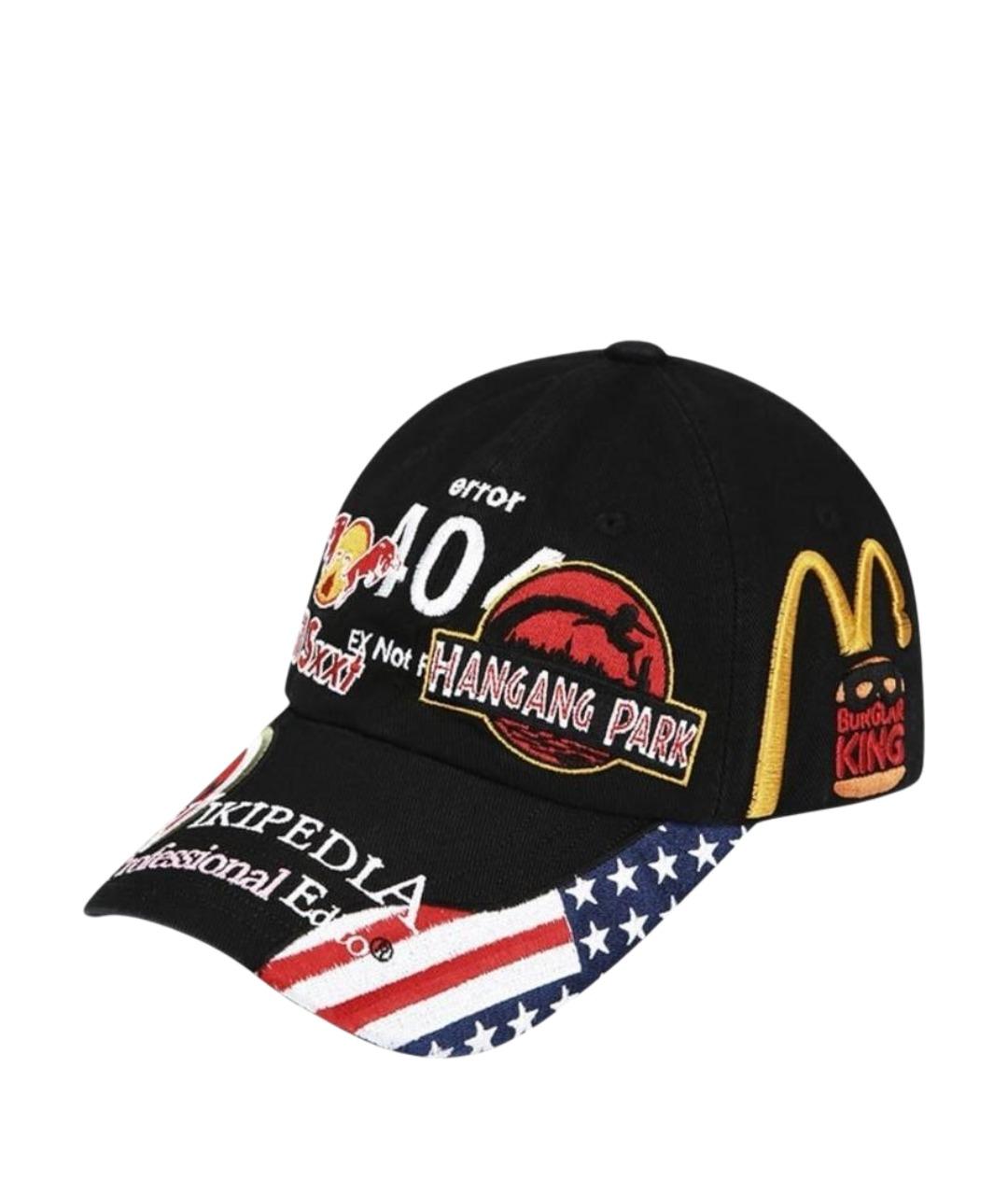 GRAILZ PROJECT G/R Черная хлопковая кепка/бейсболка, фото 1