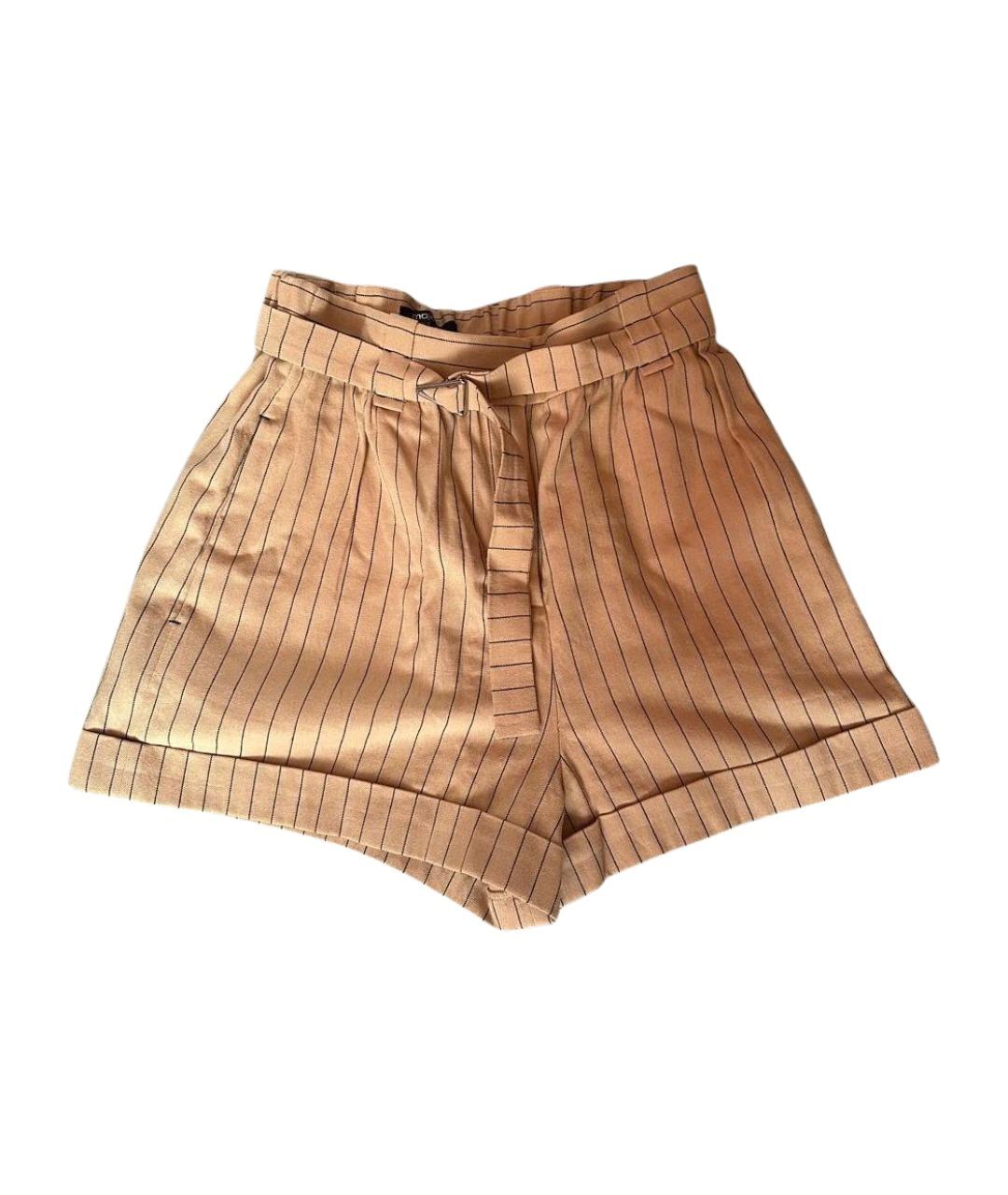 MAJE Бежевые льняные шорты, фото 1