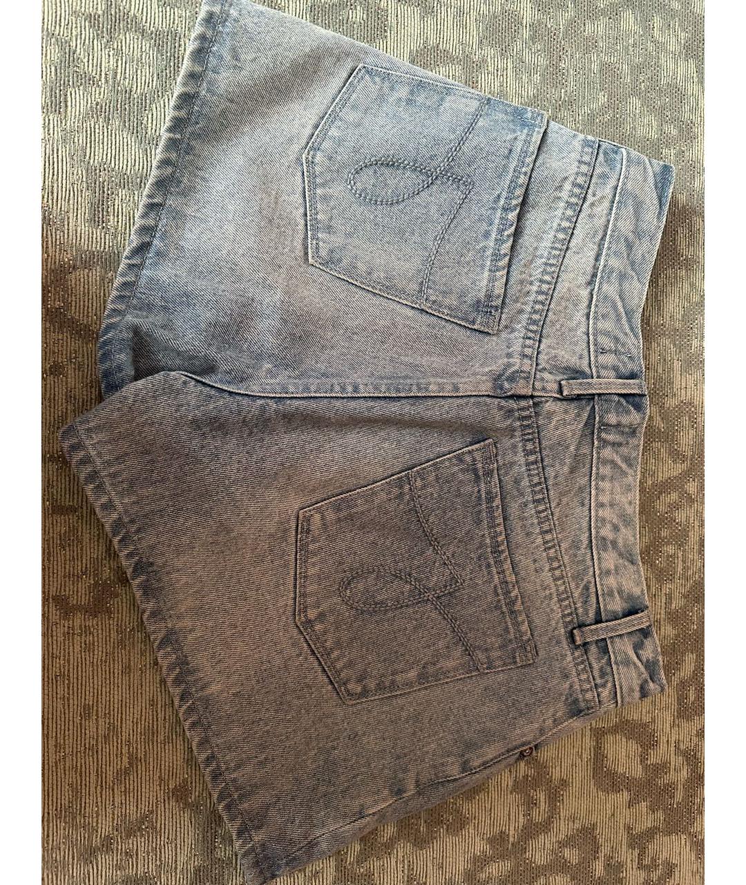 JUICY COUTURE Голубые хлопковые шорты, фото 2