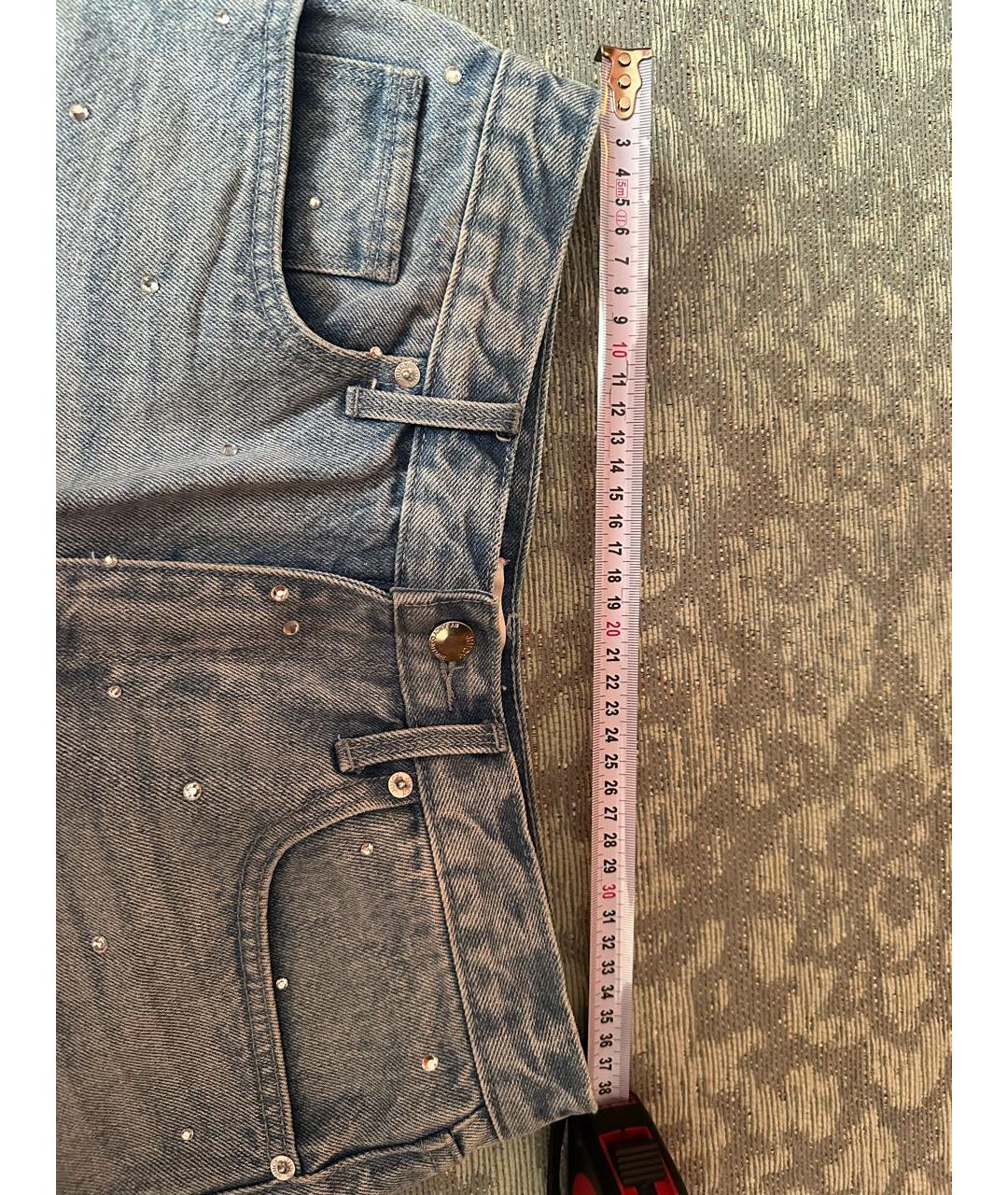 JUICY COUTURE Голубые хлопковые шорты, фото 7