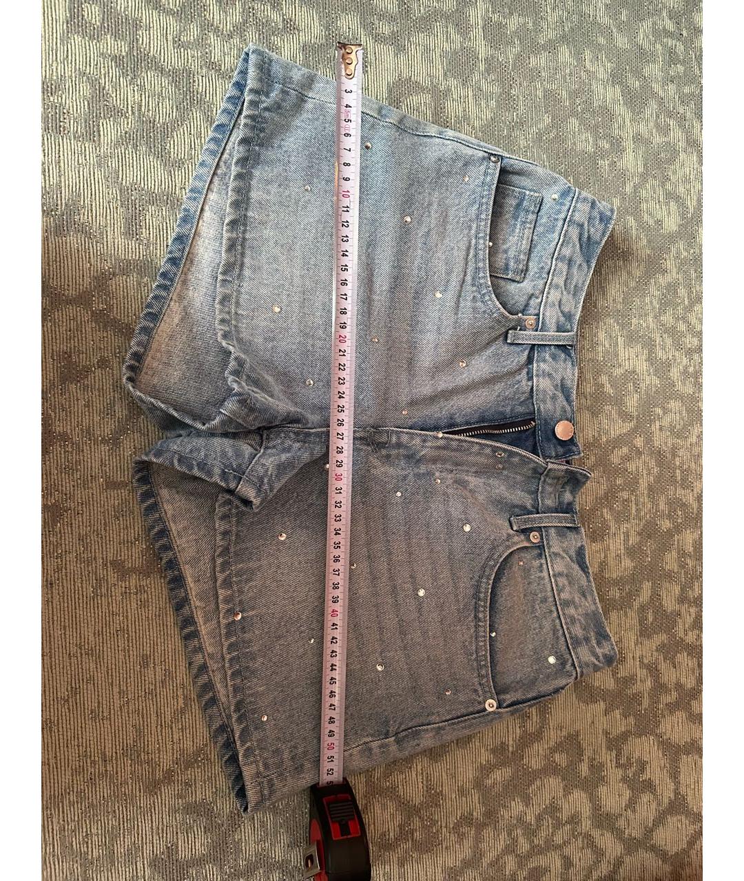 JUICY COUTURE Голубые хлопковые шорты, фото 8