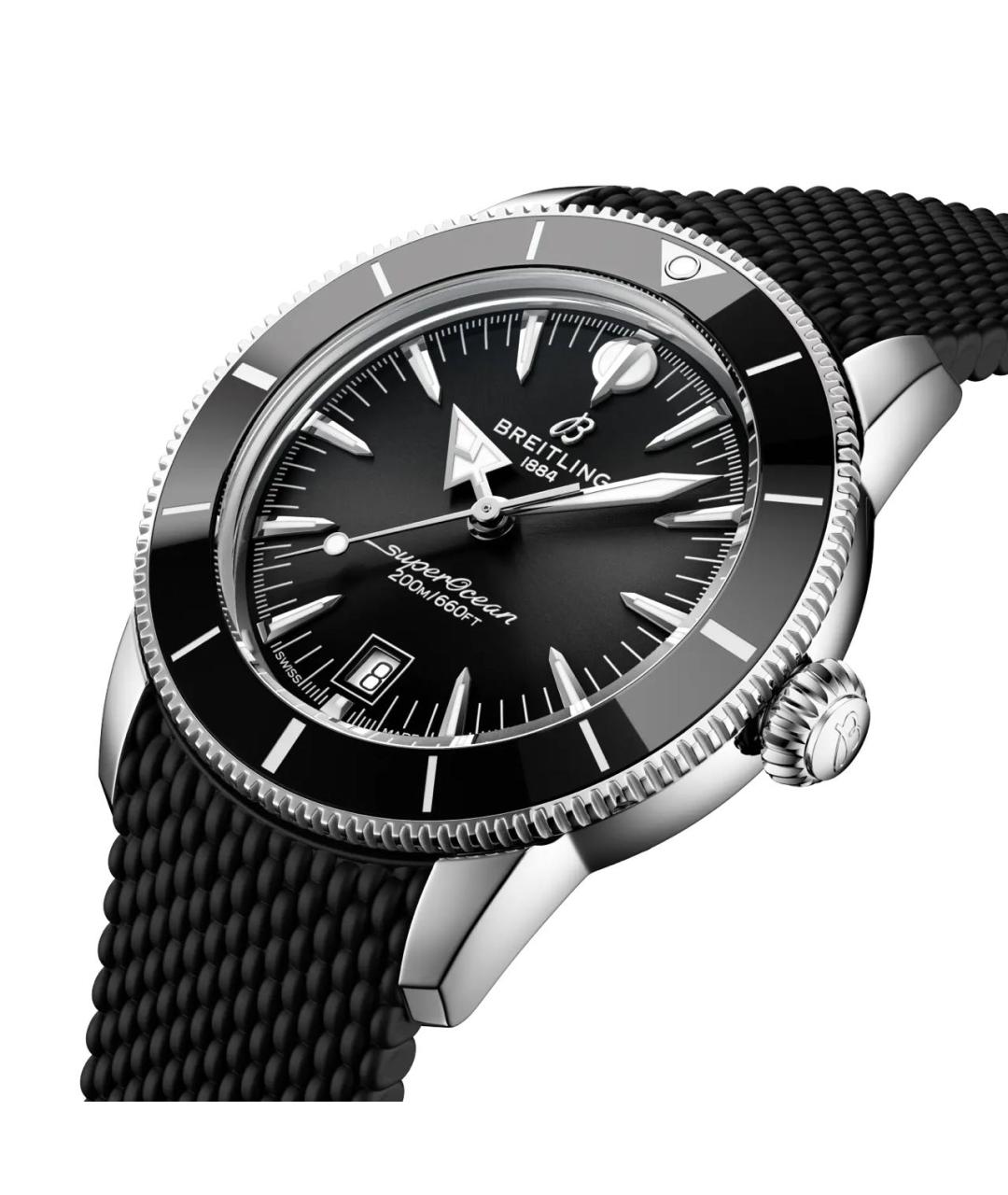 BREITLING Черные стальные часы, фото 2