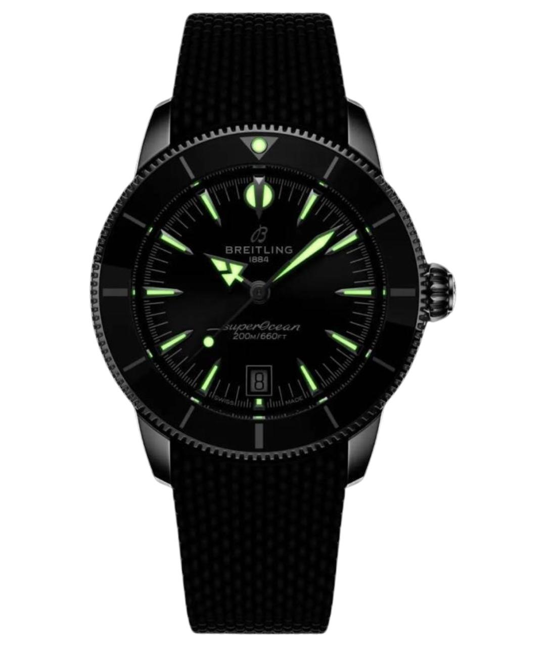 BREITLING Черные стальные часы, фото 1