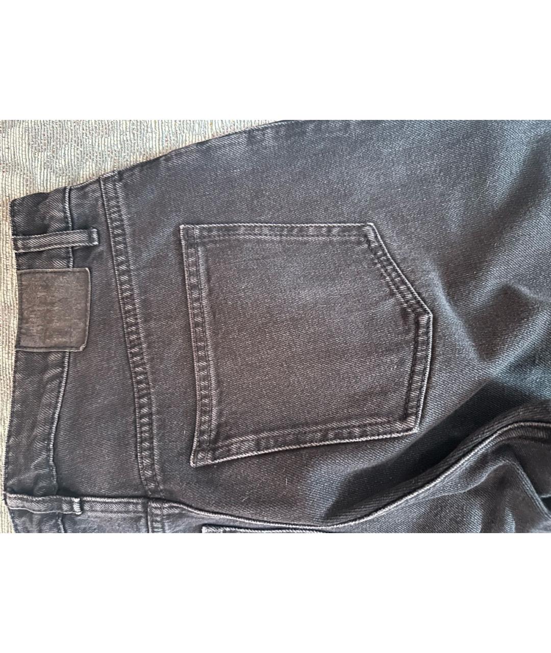 HUGO BOSS Черные хлопковые джинсы слим, фото 4