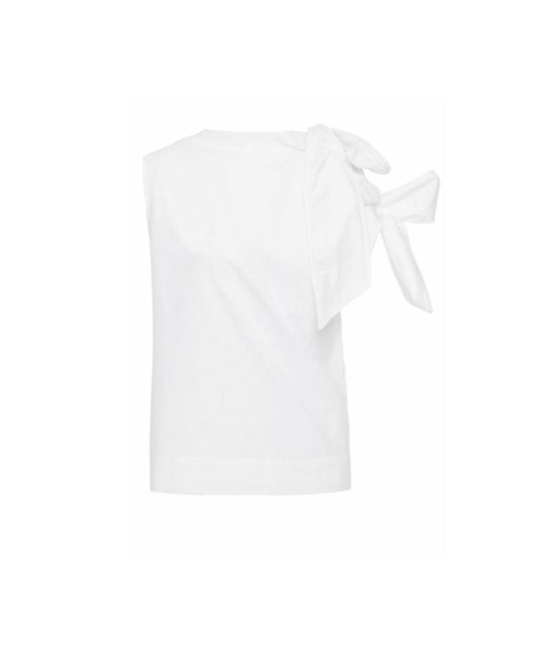 GANNI Белая хлопковая блузы, фото 1