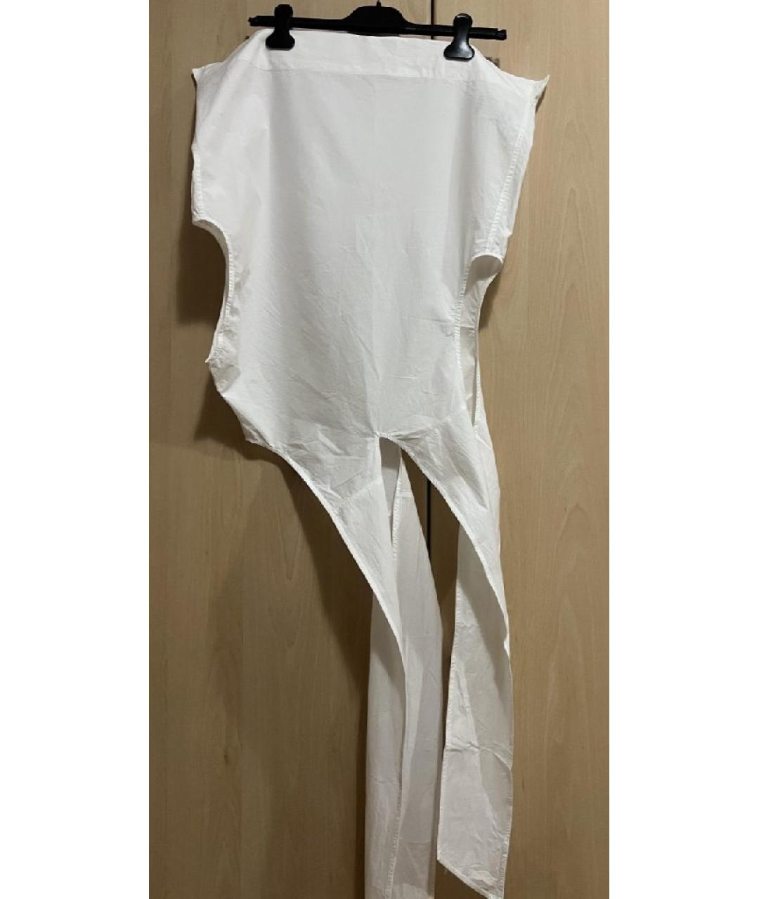 GANNI Белая хлопковая блузы, фото 2