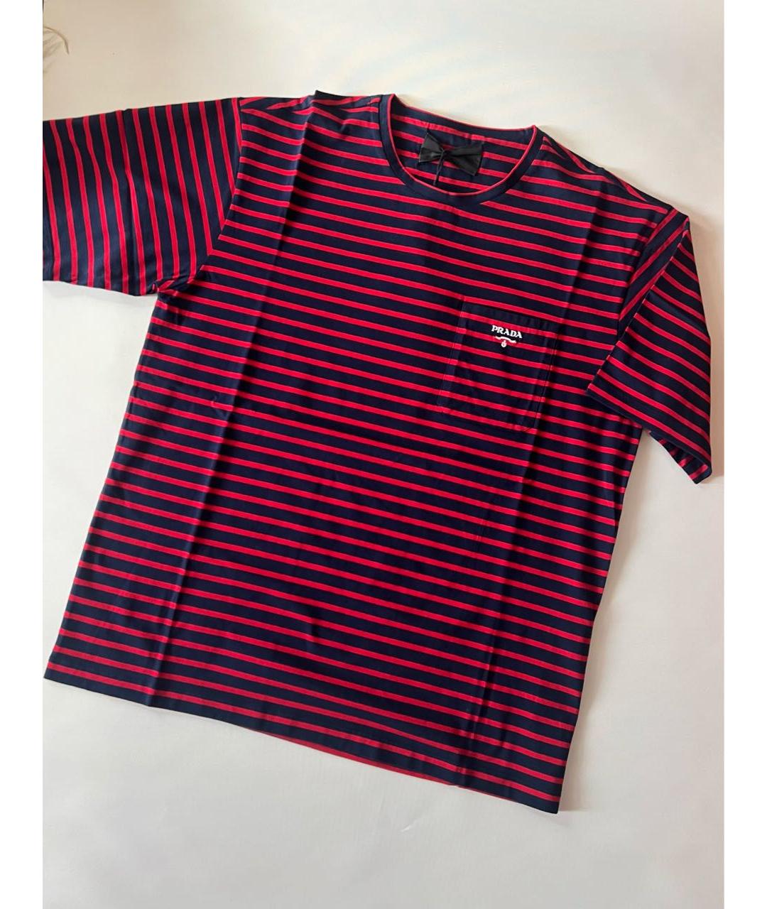 PRADA Мульти хлопковая футболка, фото 5