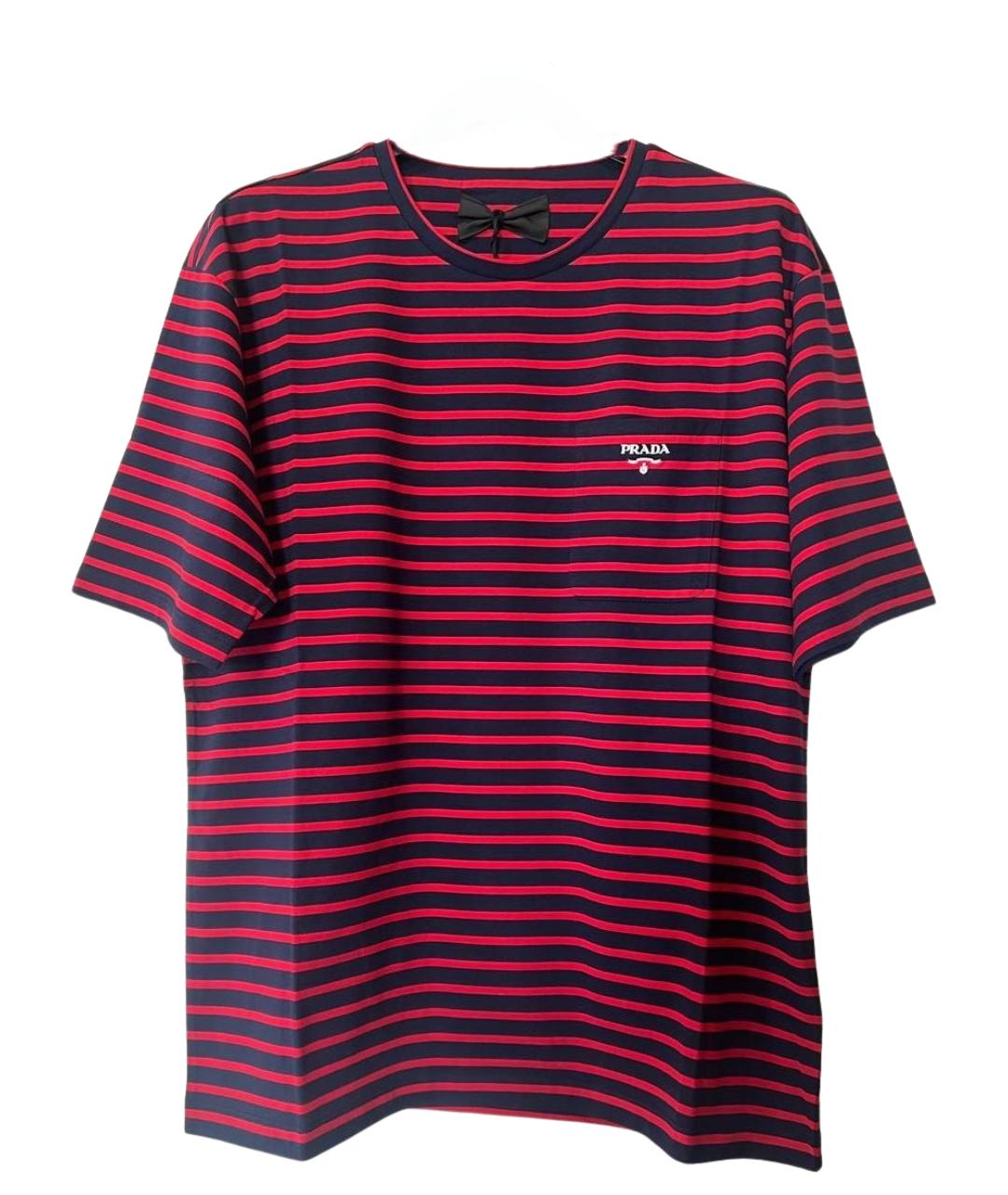 PRADA Мульти хлопковая футболка, фото 1