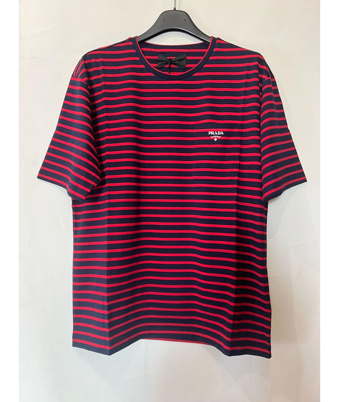 PRADA Мульти хлопковая футболка, фото 2