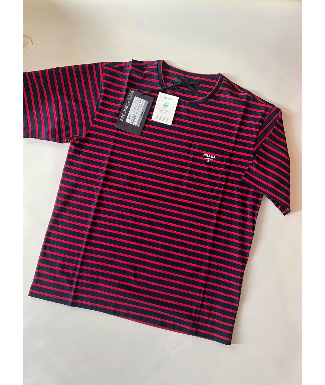 PRADA Мульти хлопковая футболка, фото 7