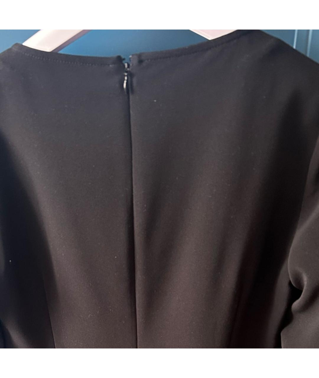 PINKO Черное полиэстеровое повседневное платье, фото 4
