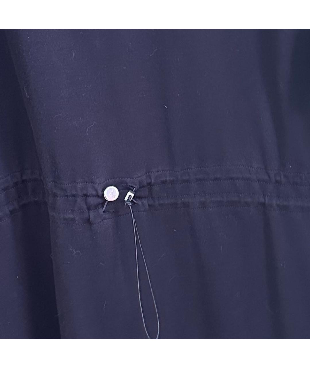 MAX MARA Черное хлопковое повседневное платье, фото 5