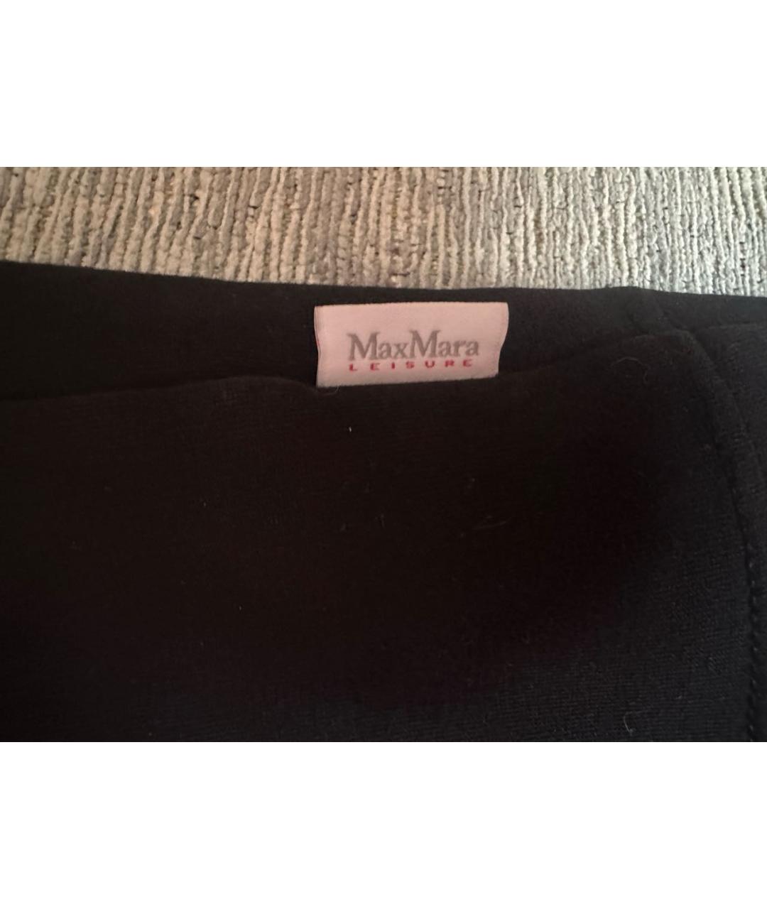 MAX MARA Черное хлопковое повседневное платье, фото 6