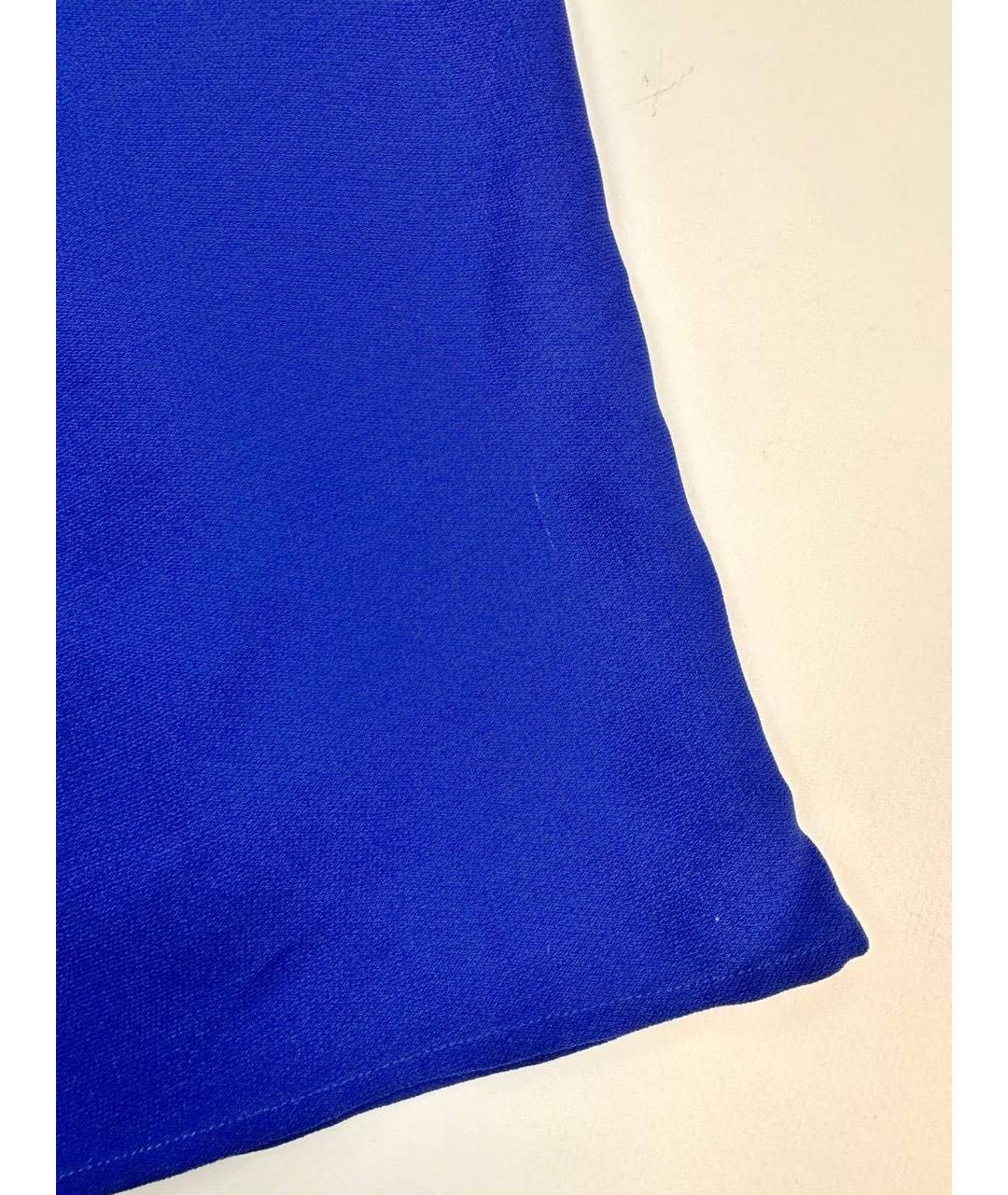 MICHAEL MICHAEL KORS Синее полиэстеровое платье, фото 8