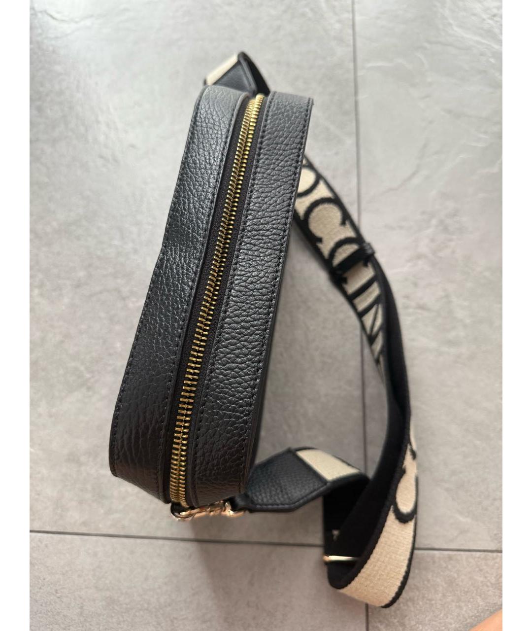 COCCINELLE Черная кожаная сумка через плечо, фото 3