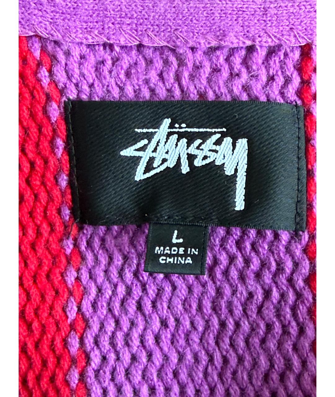 STUSSY Розовый кардиган, фото 3