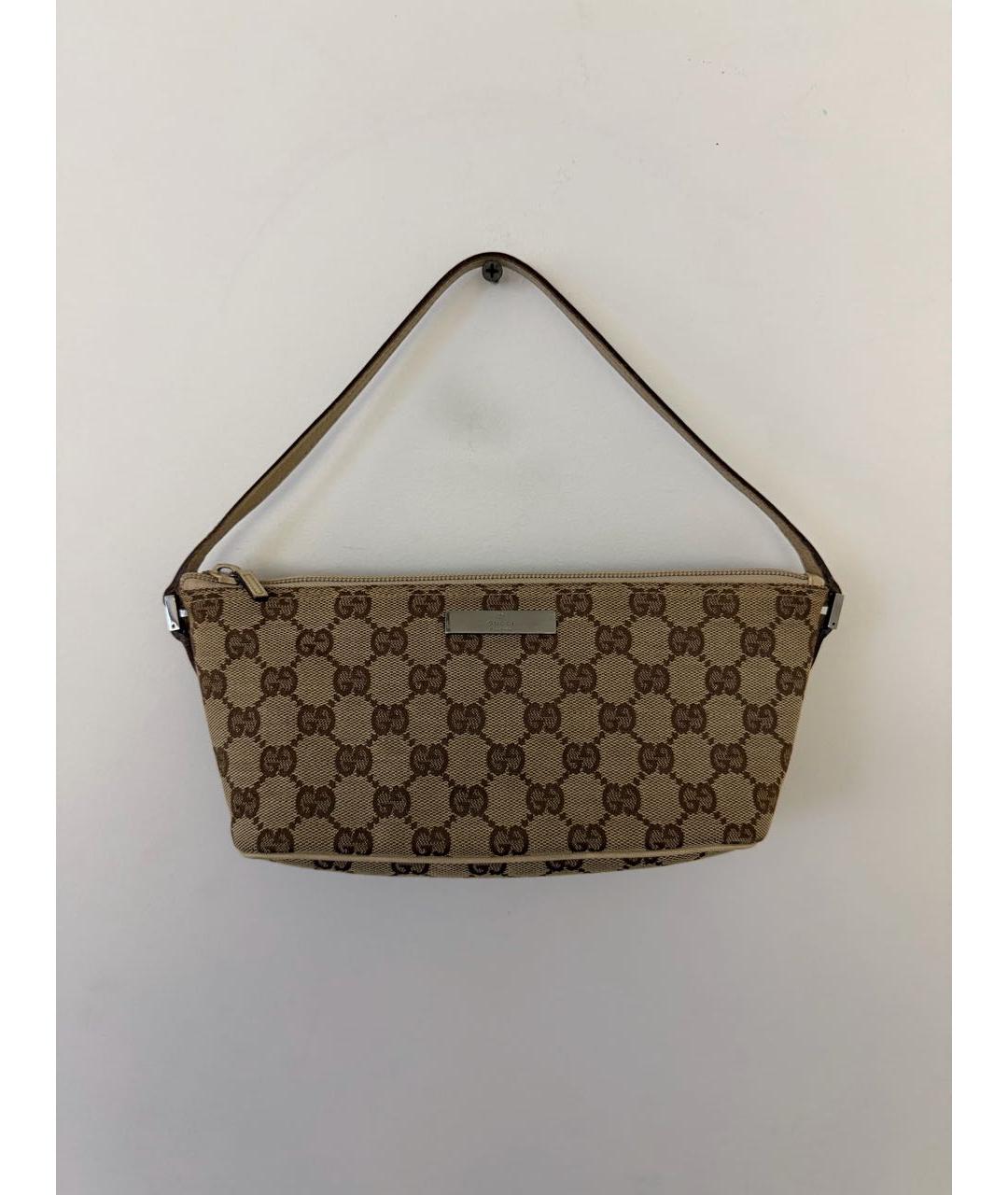 GUCCI Бежевая сумка с короткими ручками, фото 7