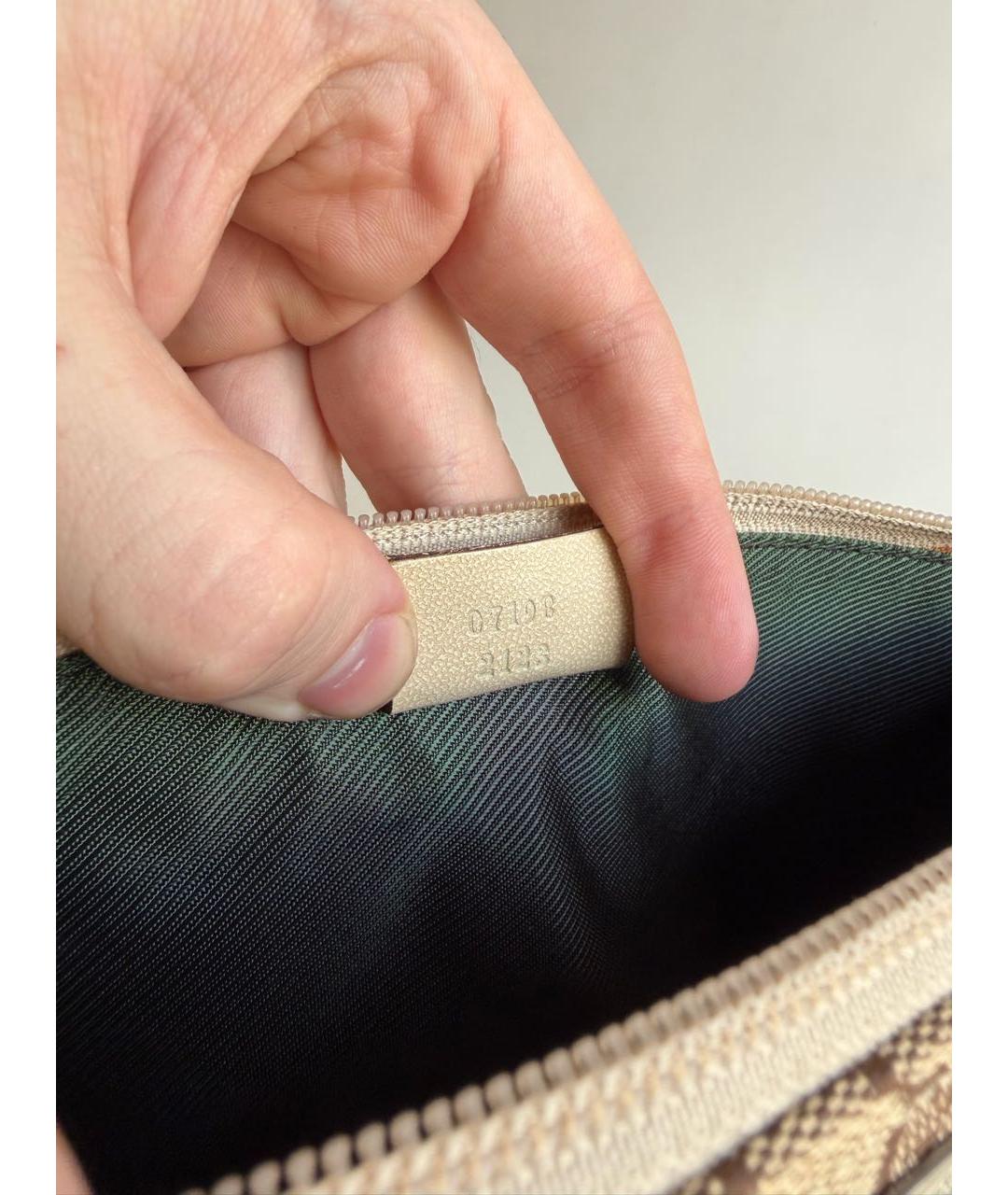 GUCCI Бежевая сумка с короткими ручками, фото 5