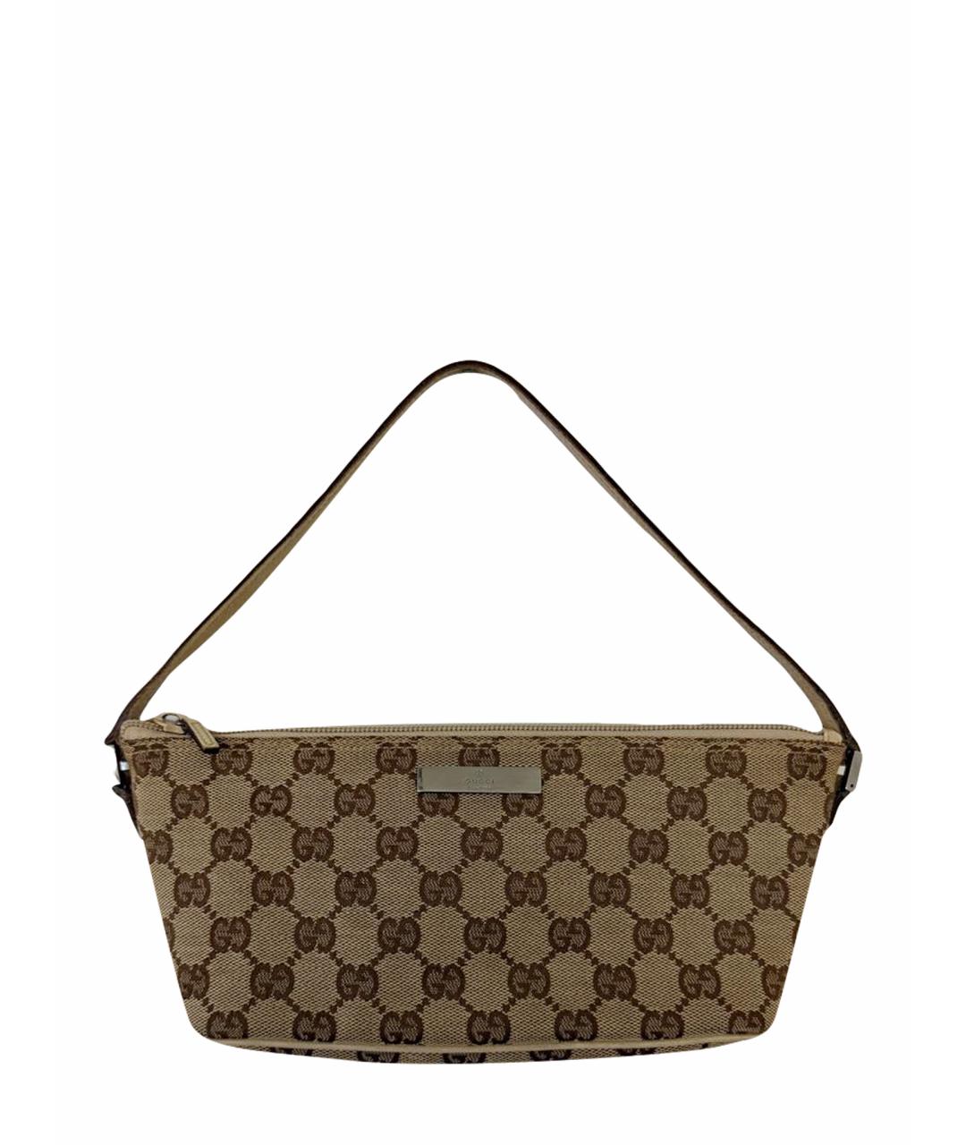 GUCCI Бежевая сумка с короткими ручками, фото 1