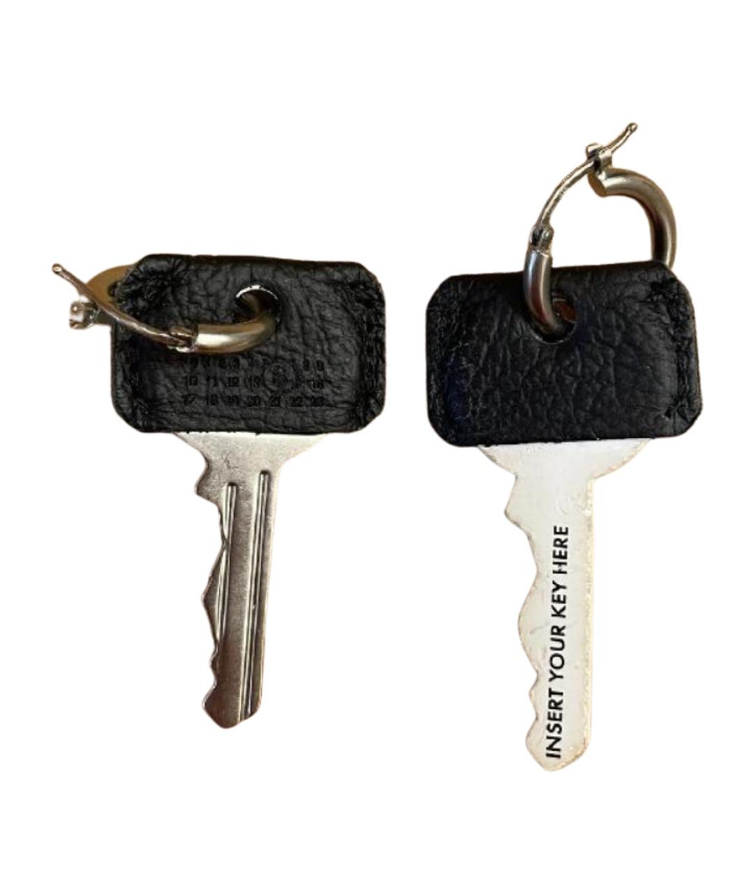 MM6 MAISON MARGIELA Серебряные серебряные серьги, фото 1