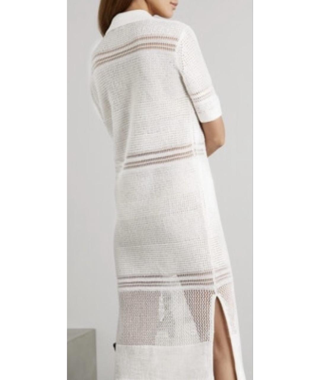 JOSEPH Белое хлопковое повседневное платье, фото 5