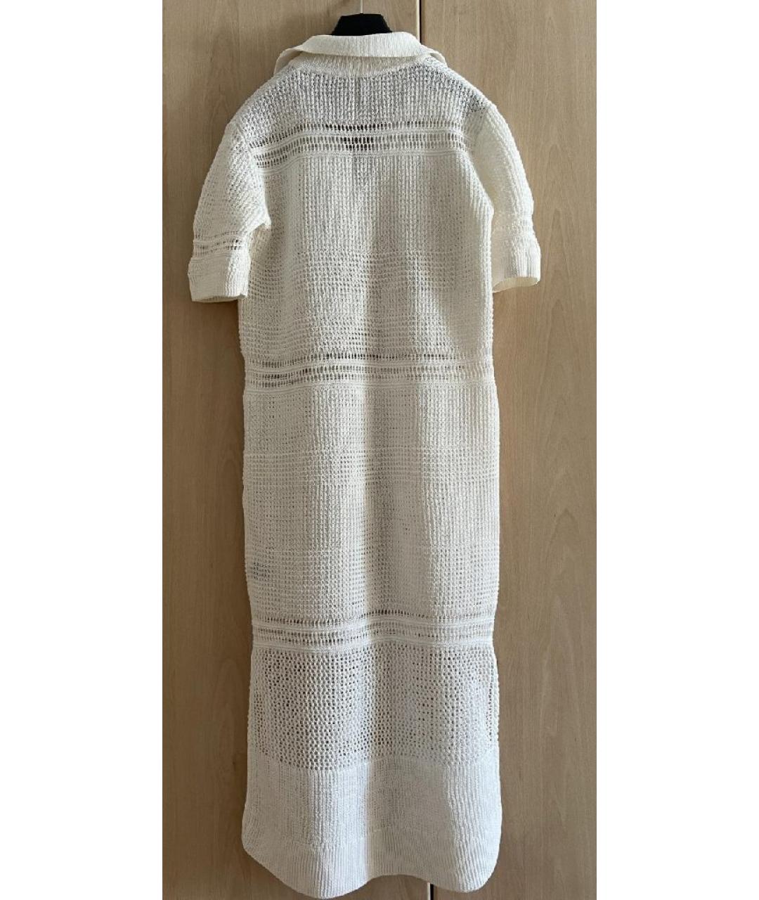 JOSEPH Белое хлопковое повседневное платье, фото 3