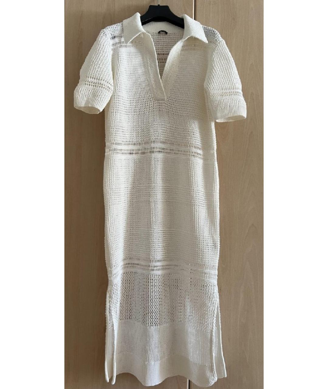 JOSEPH Белое хлопковое повседневное платье, фото 2