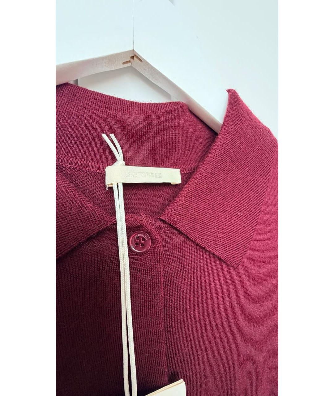 12 STOREEZ Бордовая кашемировая рубашка, фото 2