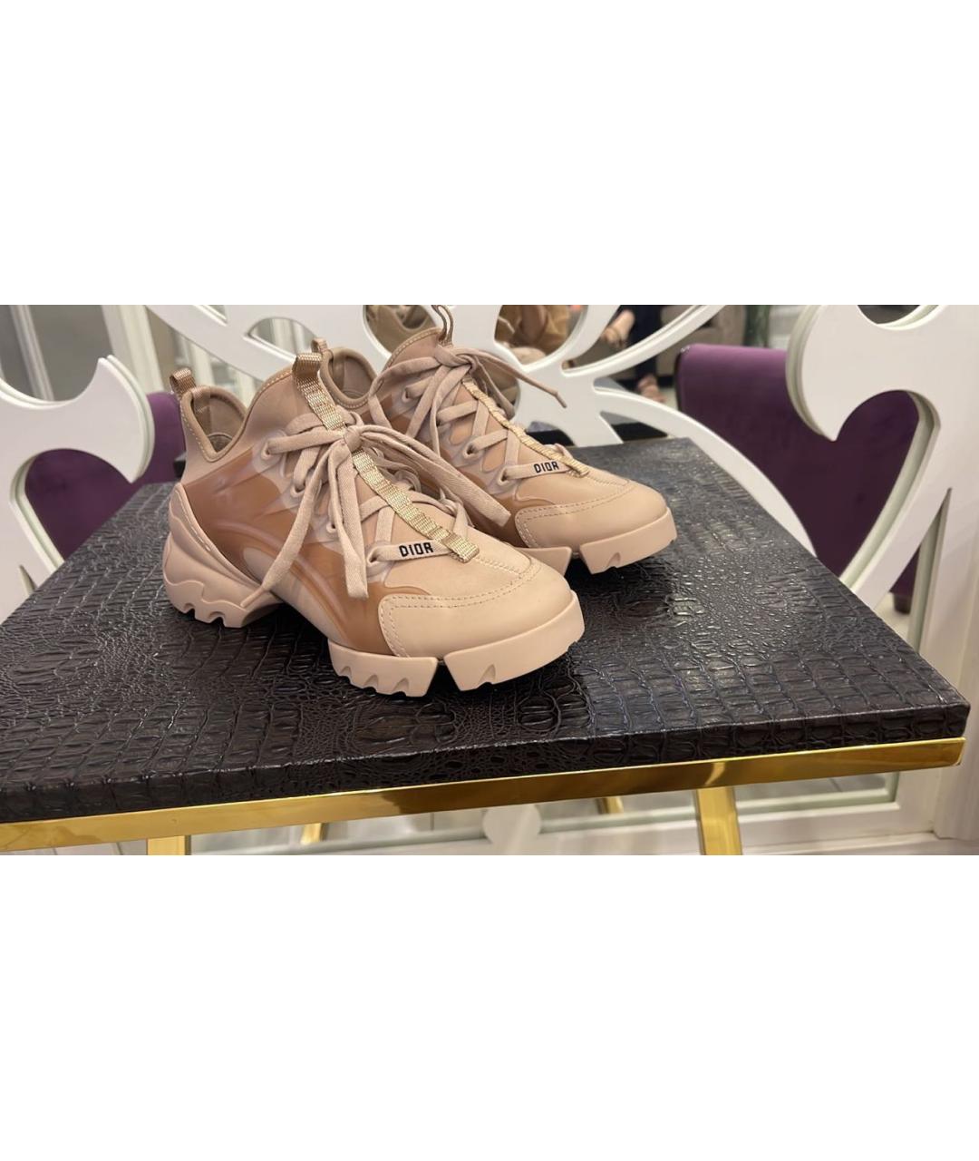 CHRISTIAN DIOR Бежевые кроссовки, фото 2