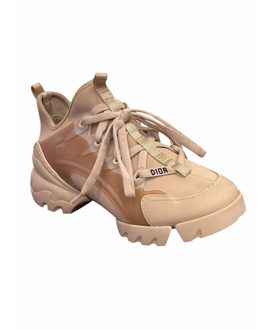 CHRISTIAN DIOR Бежевые кроссовки, фото 1