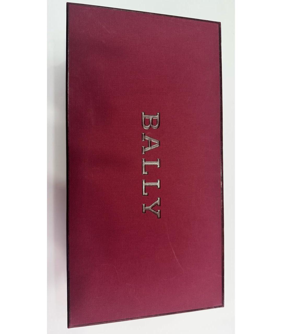 BALLY Розовые кожаные сабо, фото 4