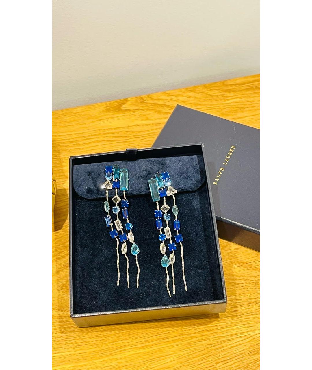 RALPH LAUREN Синие серьги, фото 3