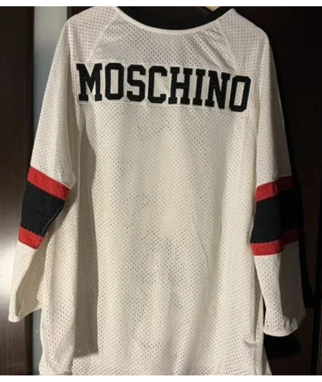 MOSCHINO Белая футболка, фото 5