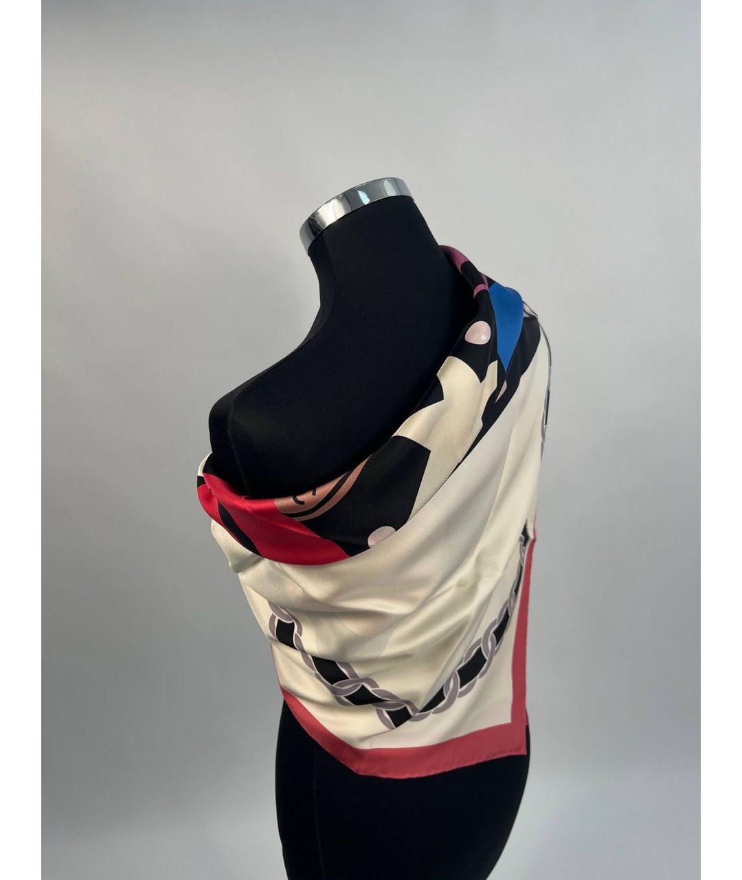 CHANEL Мульти шелковый платок, фото 5