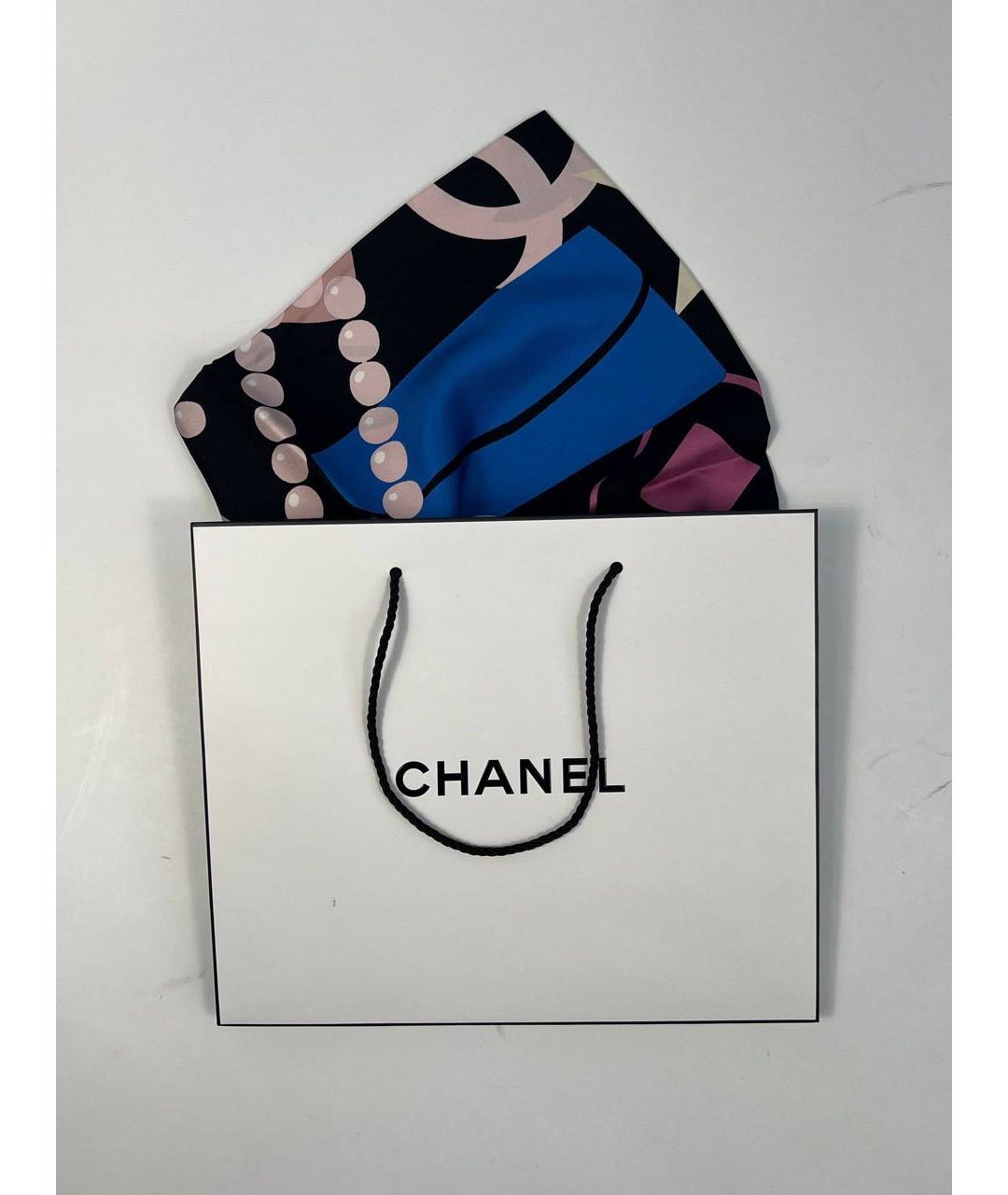 CHANEL Мульти шелковый платок, фото 6