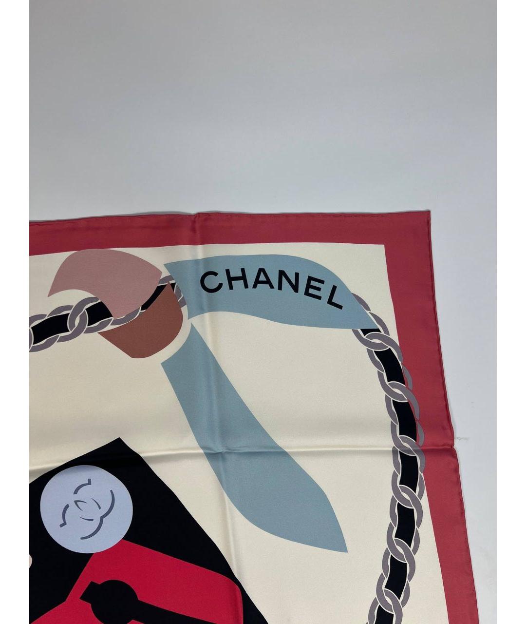 CHANEL Мульти шелковый платок, фото 3
