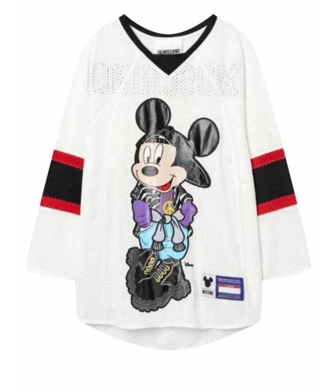 MOSCHINO Белая футболка, фото 8