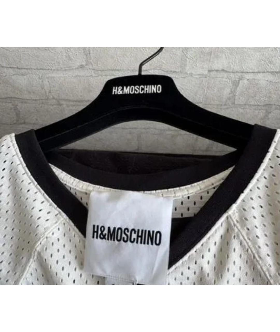 MOSCHINO Белая футболка, фото 4