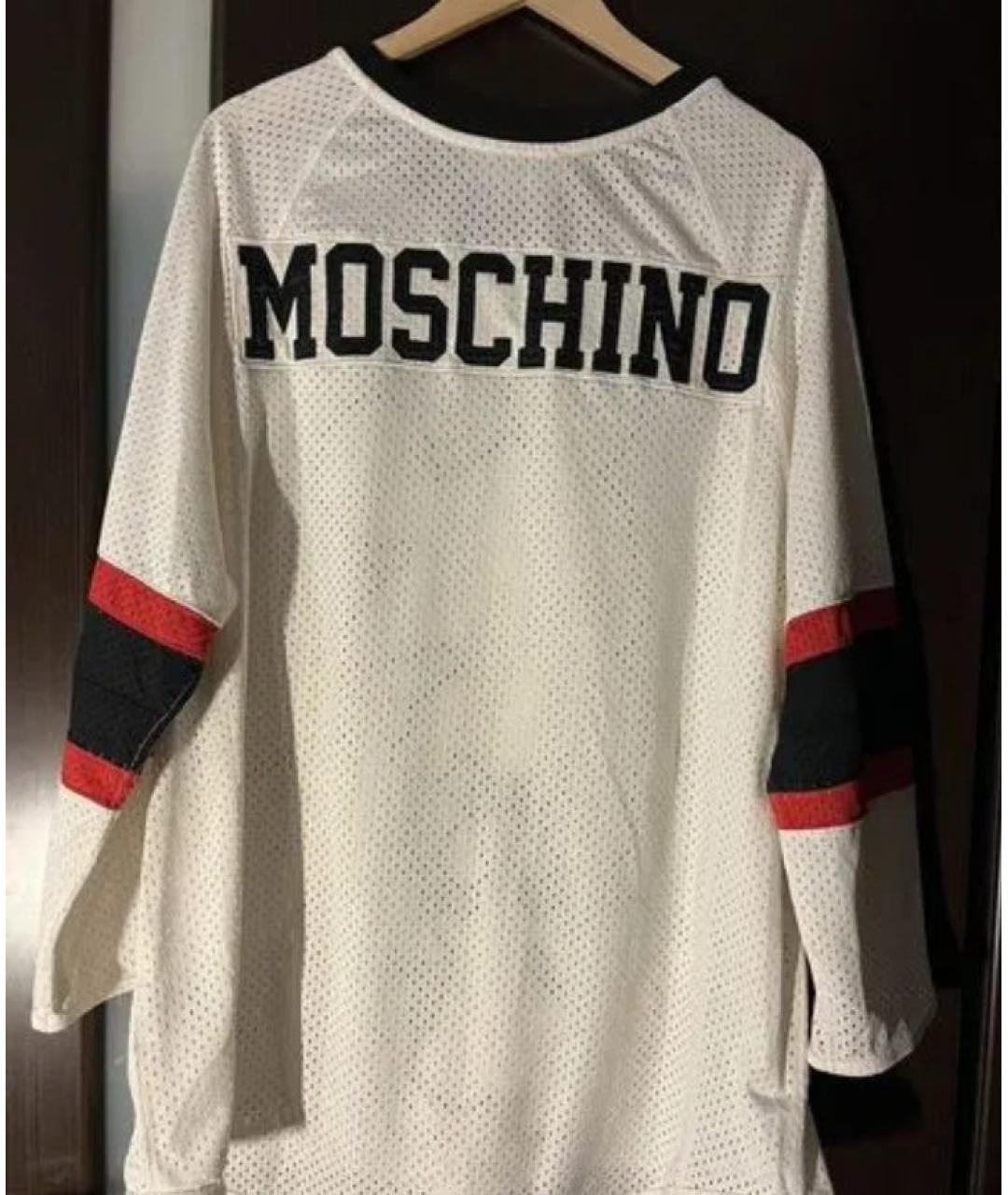 MOSCHINO Белая футболка, фото 5