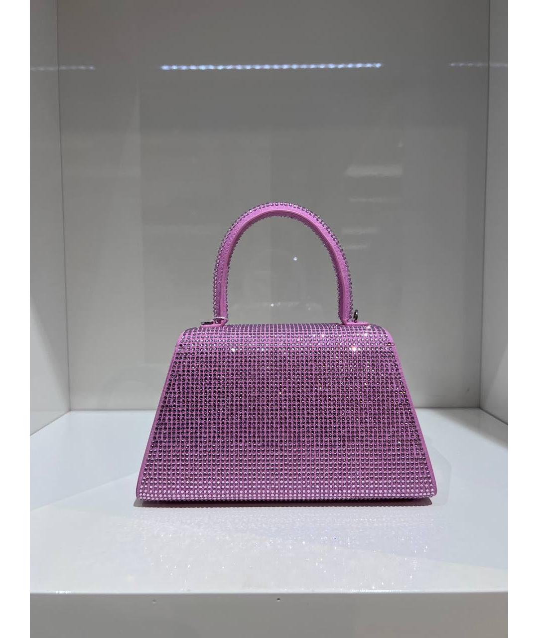 SELF-PORTRAIT Розовая сумка с короткими ручками, фото 3