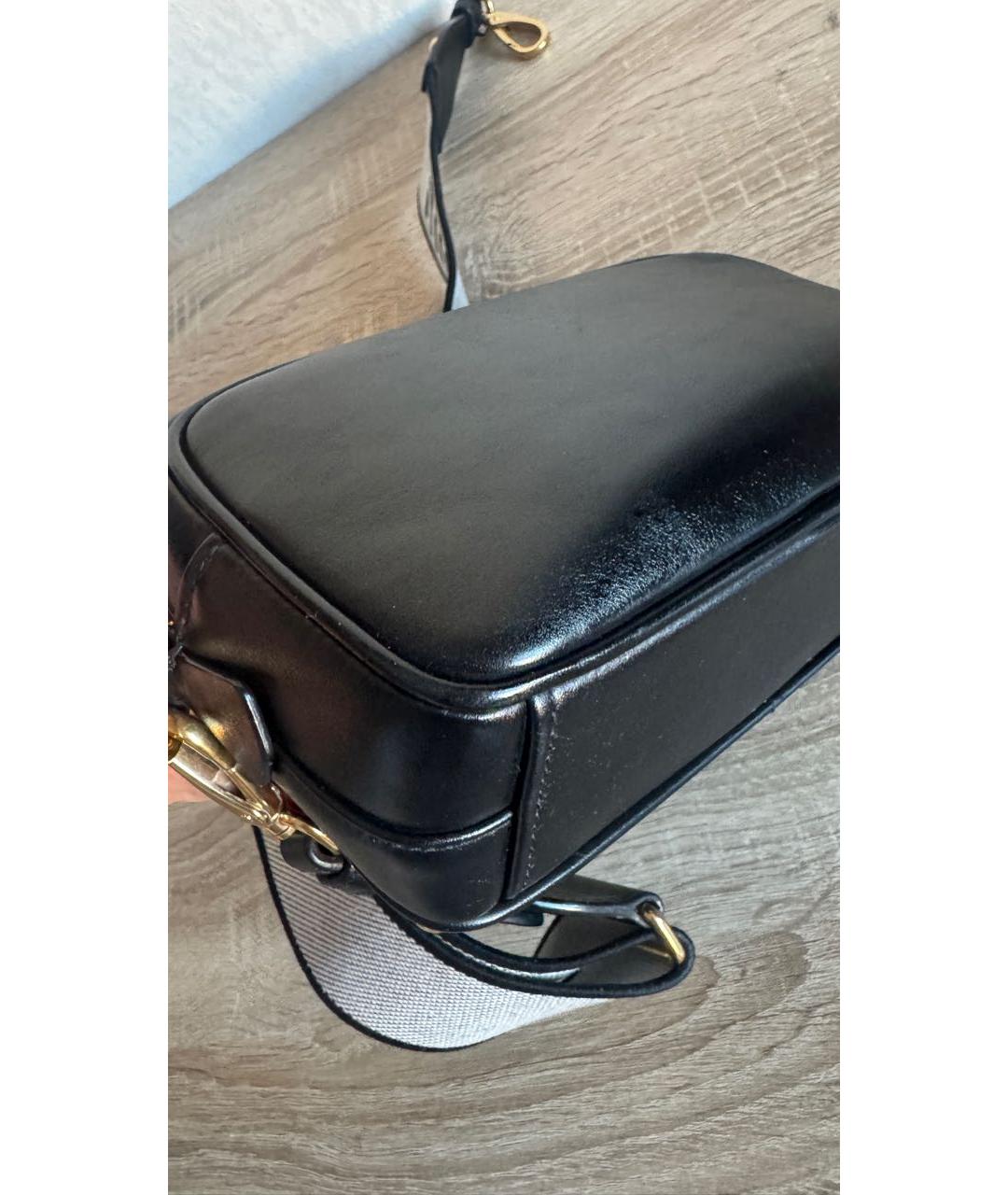 MIU MIU Черная кожаная сумка через плечо, фото 7