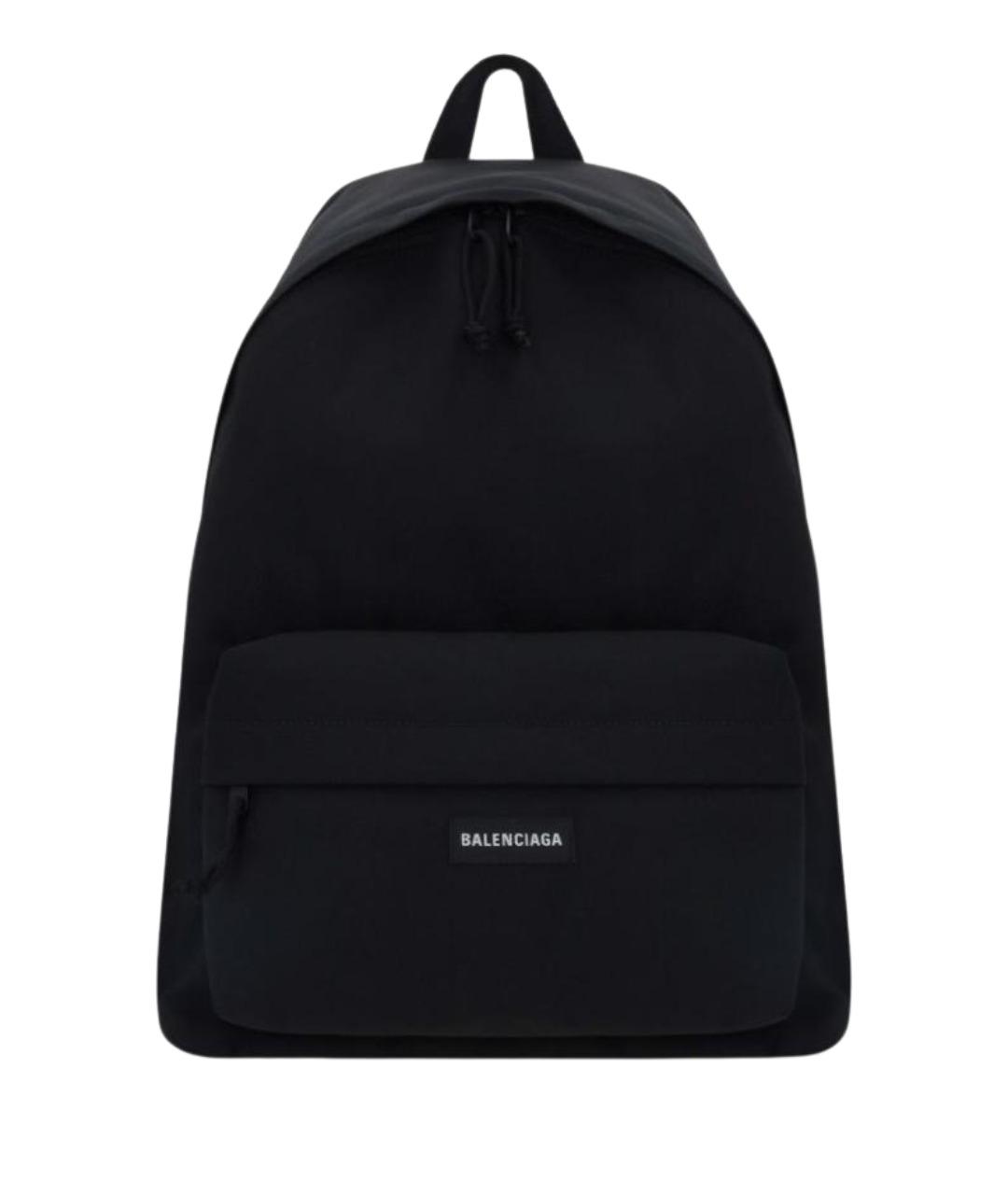 BALENCIAGA Черный тканевый рюкзак, фото 1