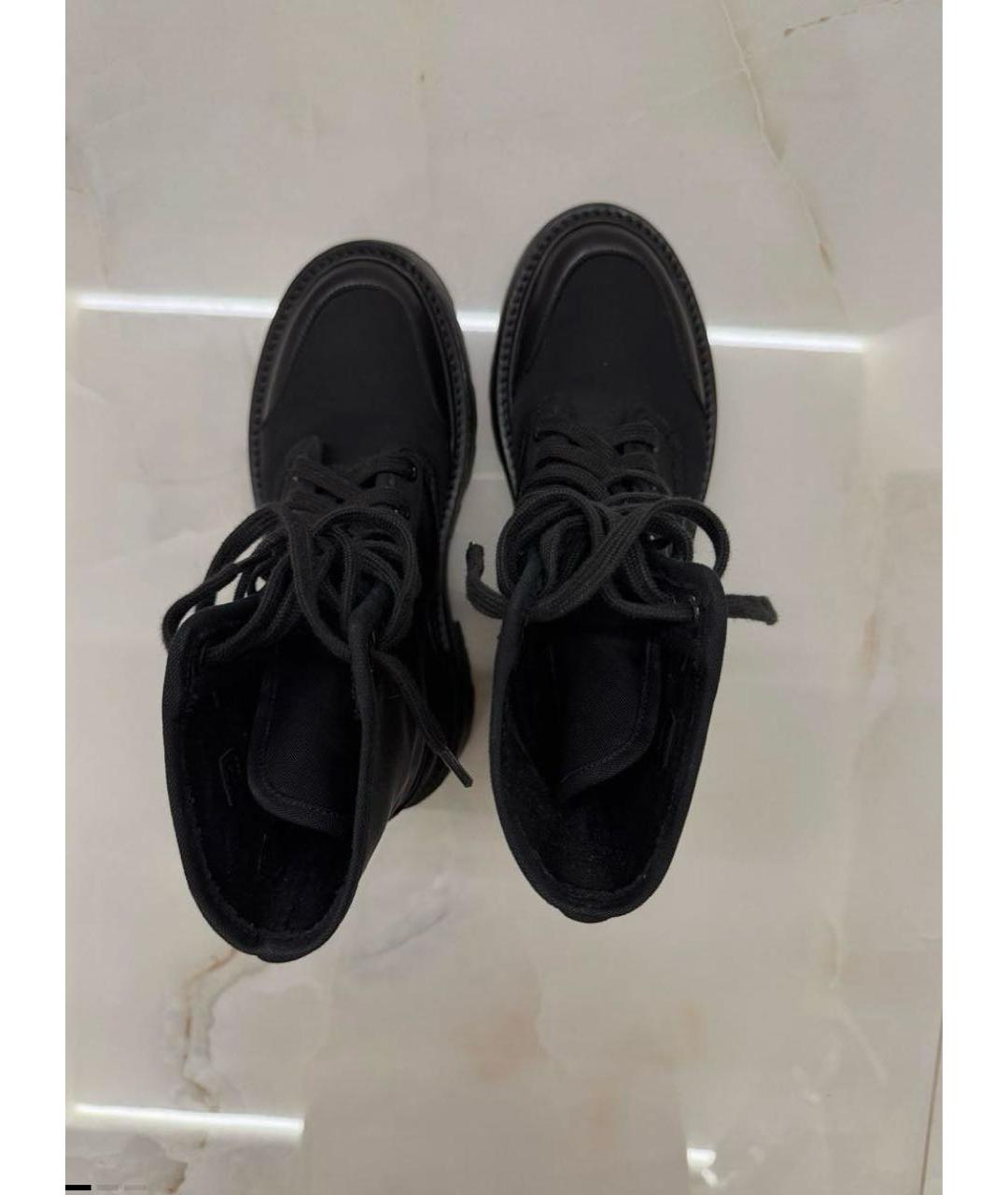 CELINE Черные кожаные ботинки, фото 3