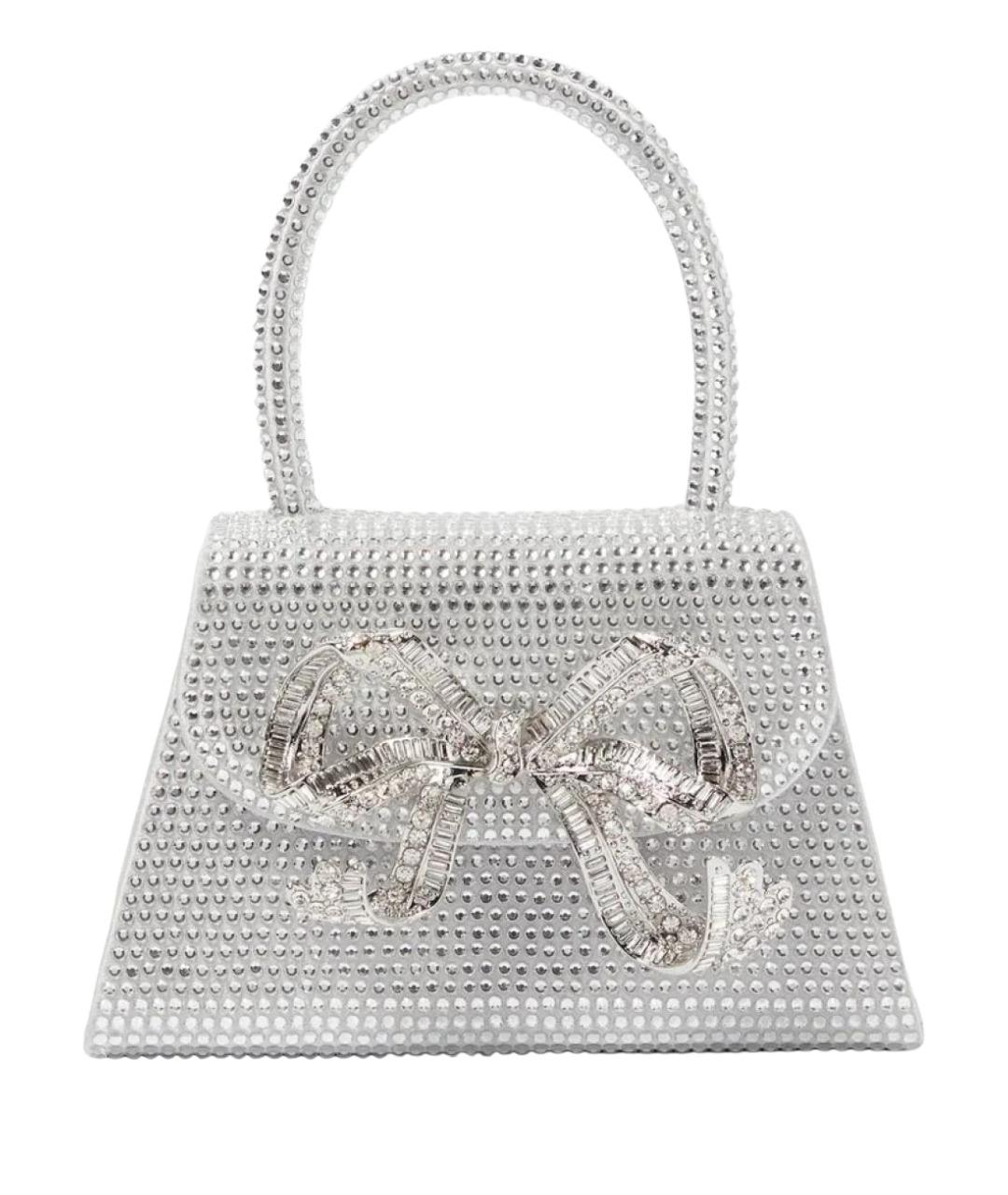 SELF-PORTRAIT Серебряная сумка с короткими ручками, фото 1