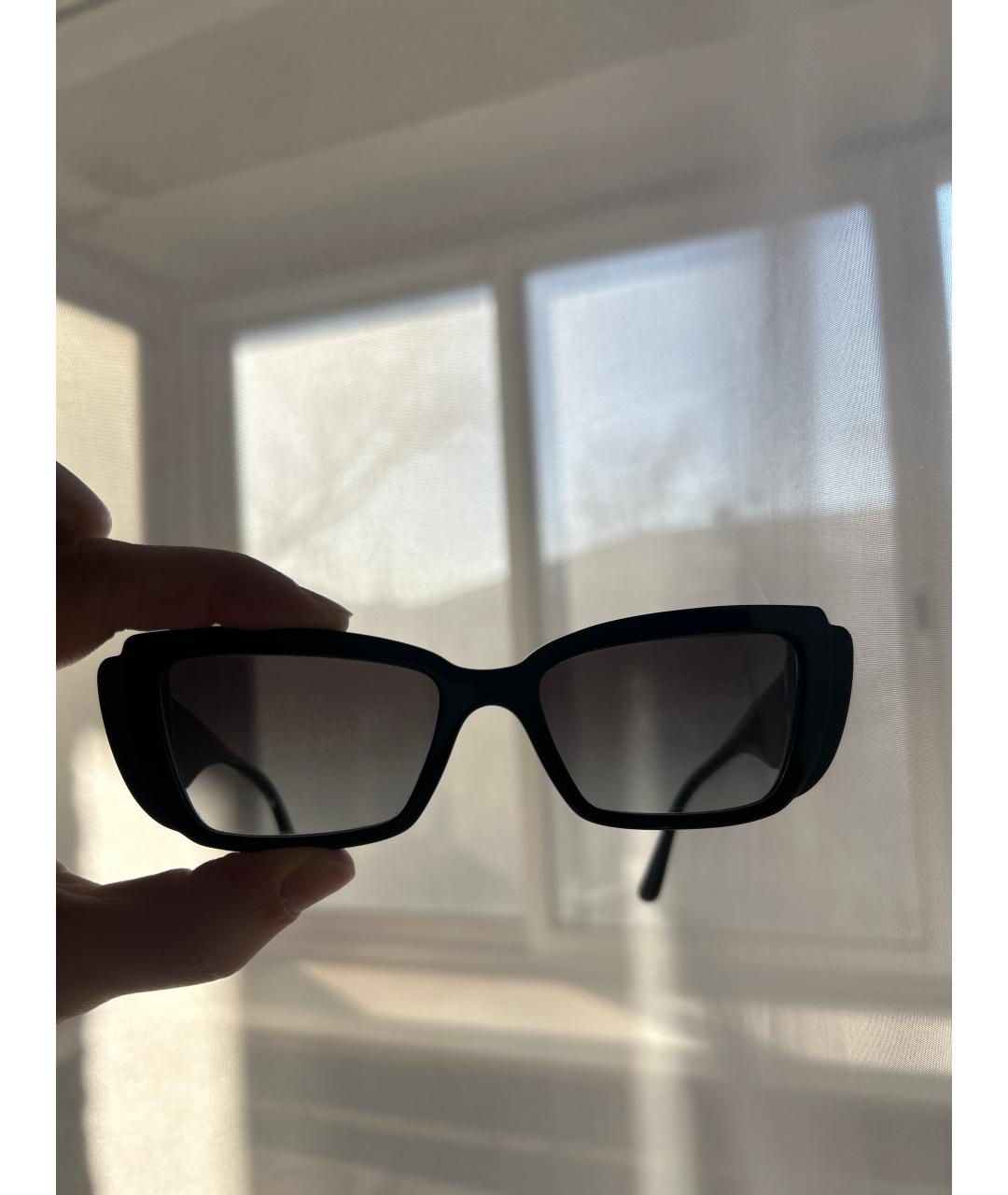 DOLCE&GABBANA Черные пластиковые солнцезащитные очки, фото 5