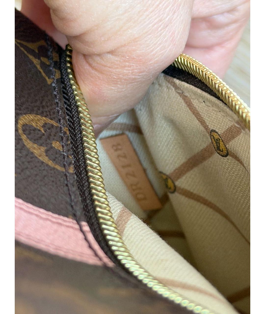 LOUIS VUITTON Коричневая сумка через плечо, фото 7
