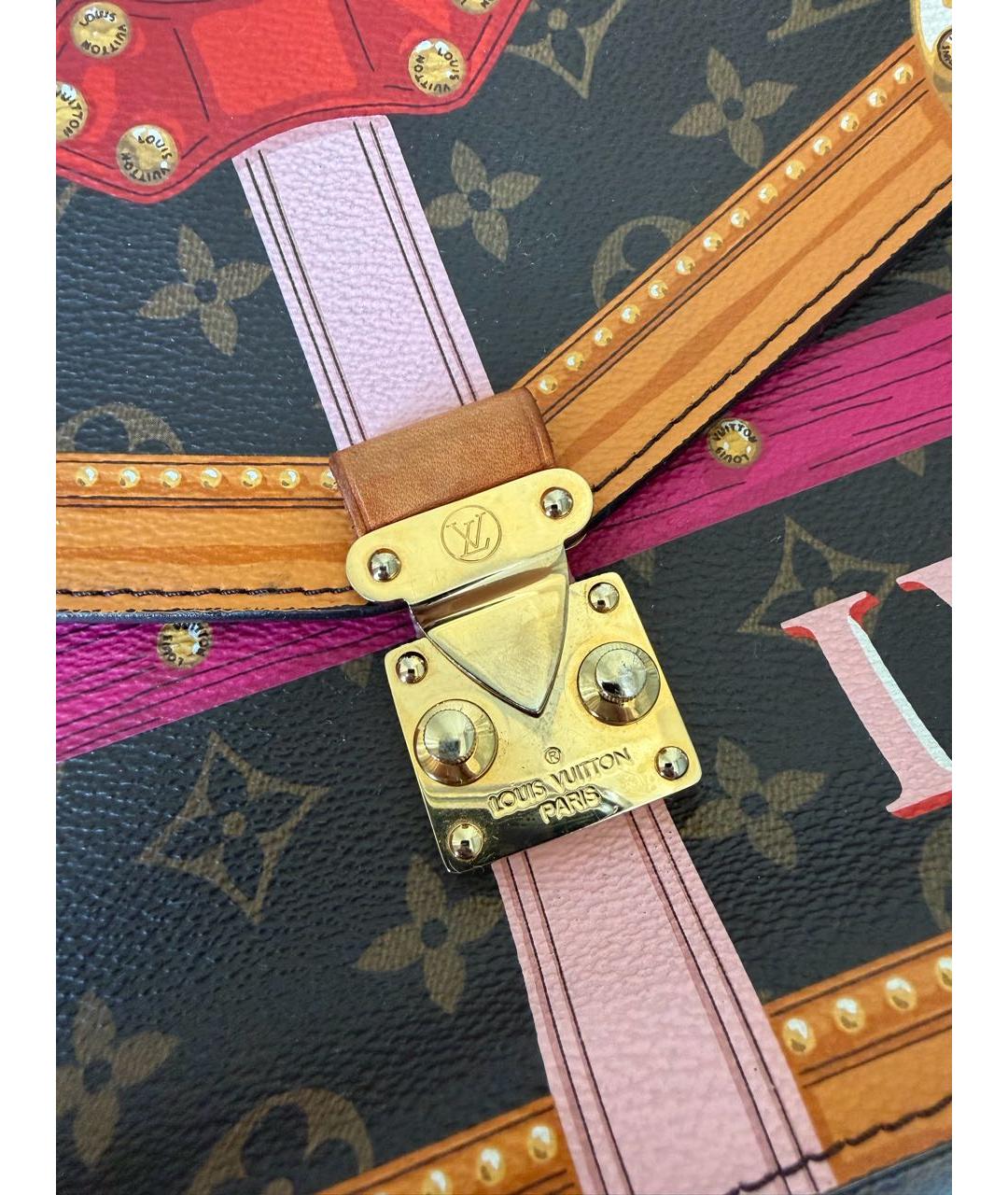 LOUIS VUITTON Коричневая сумка через плечо, фото 5